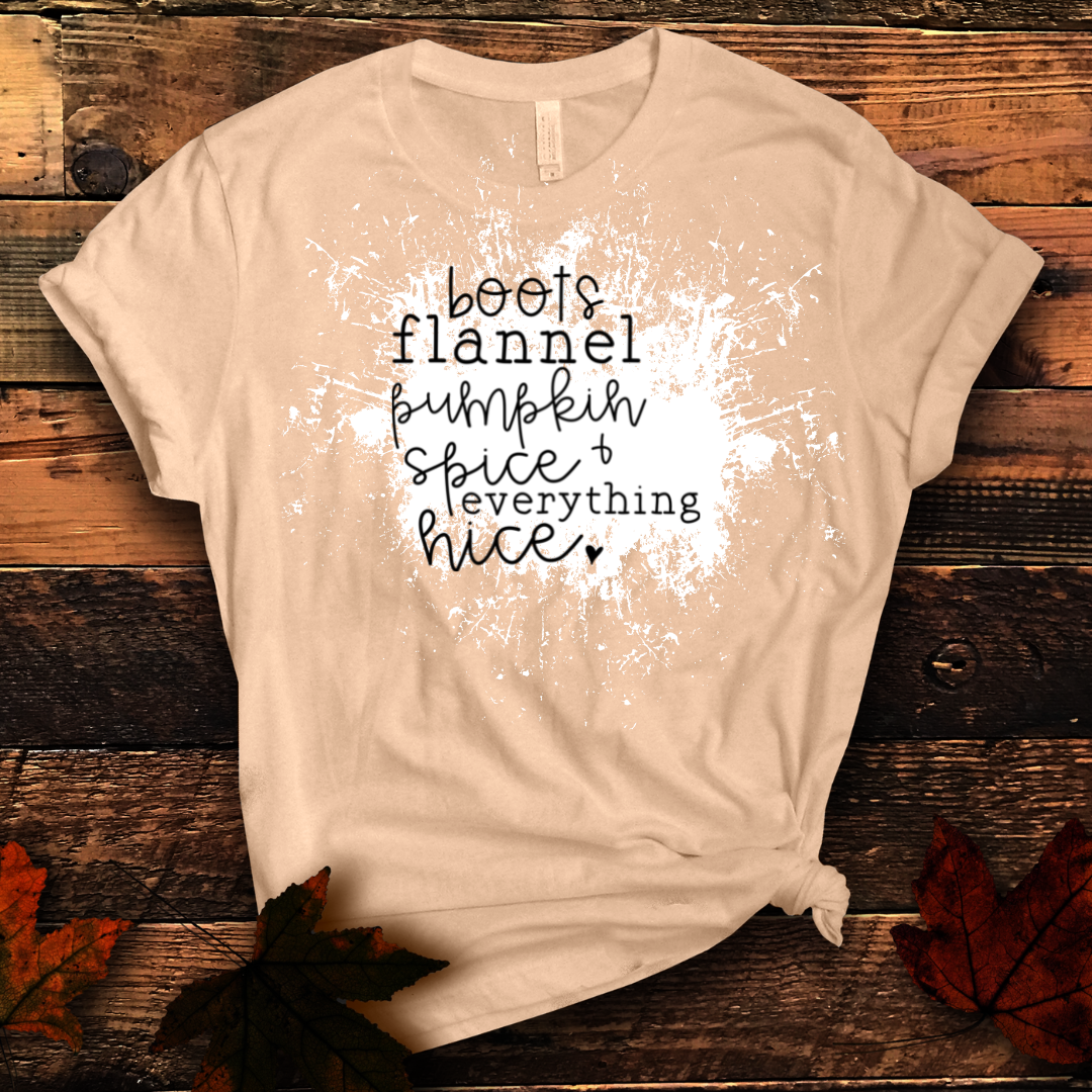 Boots, flannels, Pumpkin Spice, and everything nice