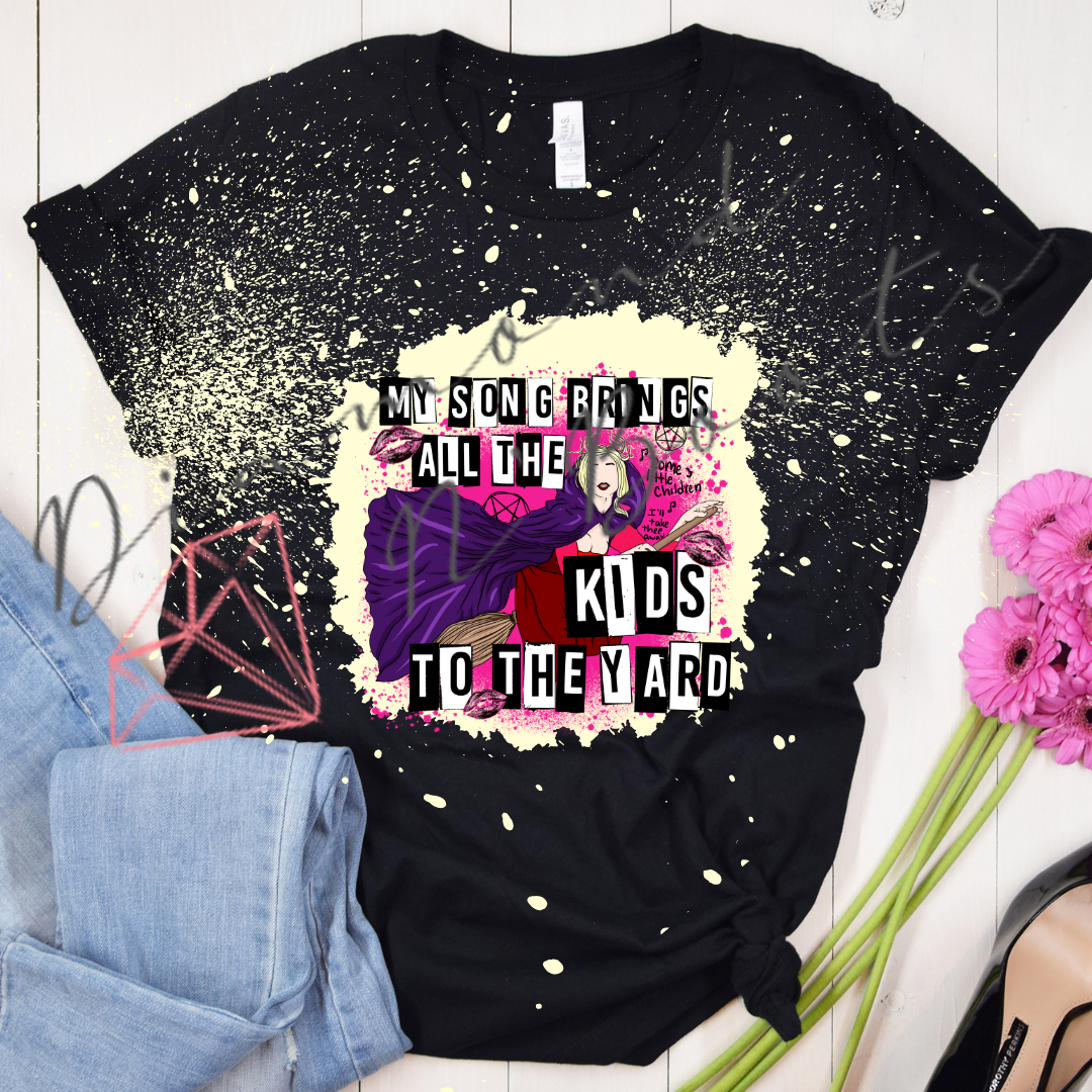 My song brings all the kids to the yard