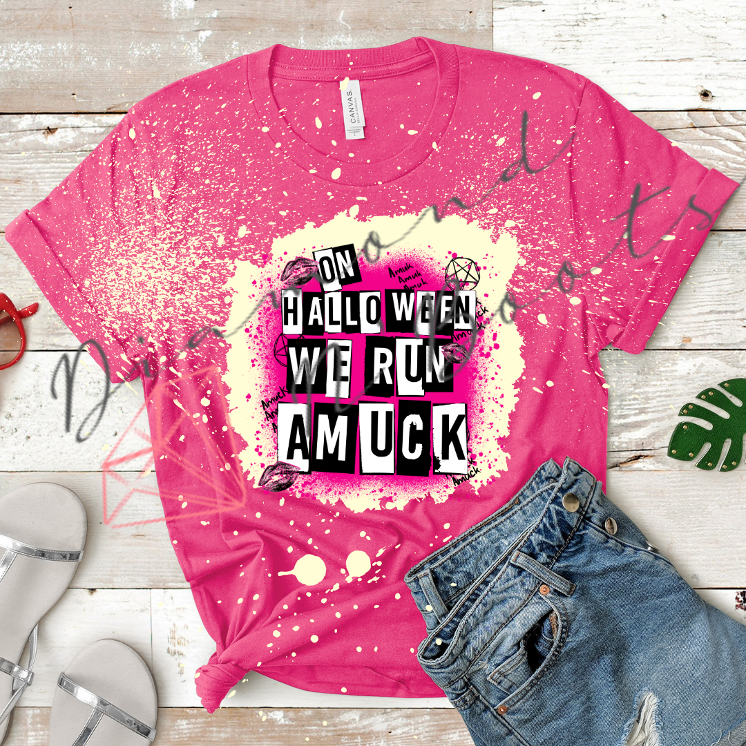 On Halloween we run amuck